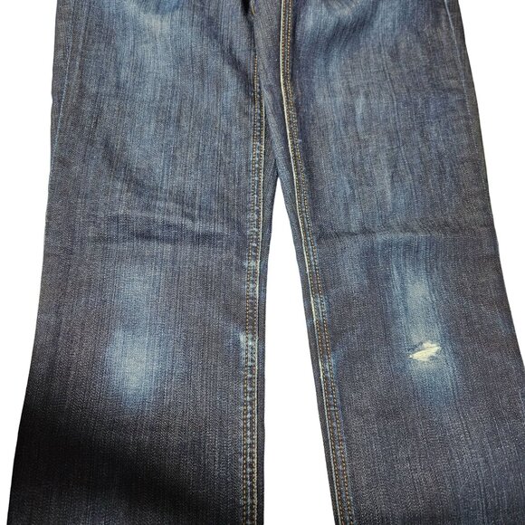 J Crew Matchstick Jeans Womens Size 26 Short Skinny Low Rise Dark Wash Denim - Picture 4 of 6